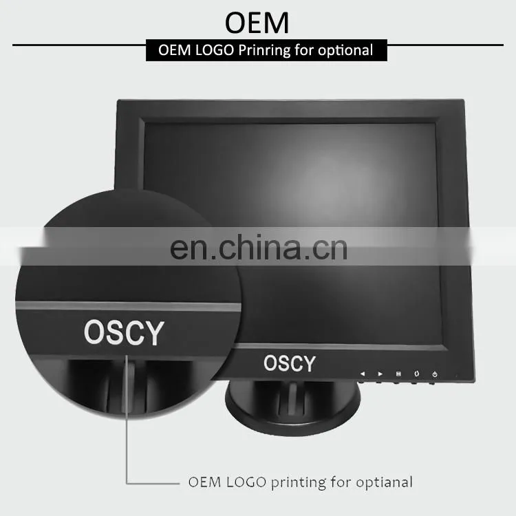 12 inch lcd open frame 1024*768 led computer monitor desktop