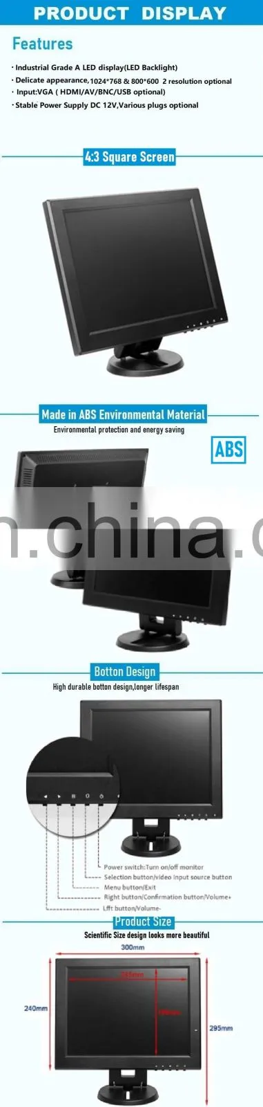 LED Display tft Panel Cheap Stylus All One Pc Tablet Pos System Industrial lcd Monitor