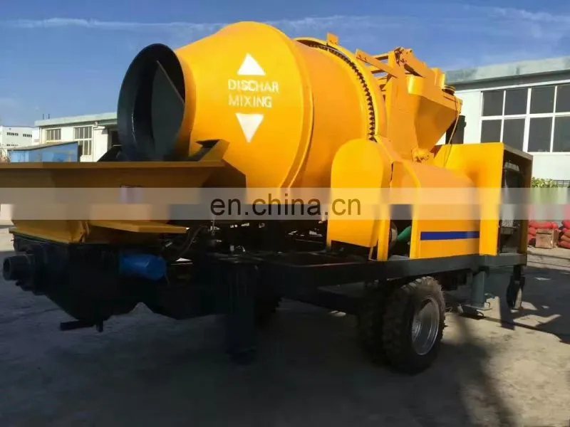 best quality portable diesel / electric concrete mixer mixing machine with pump price