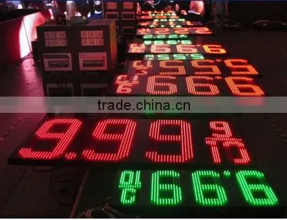 SkyMax high brightness 42 inch Outdoor Building LED digital gas price sign