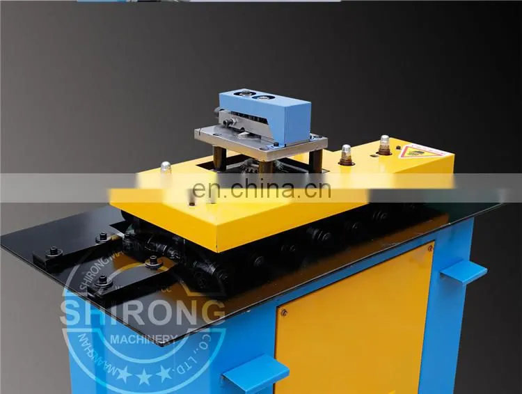 best selling SA-12HB duct locker forming square pipe elbow making lock seam machine Pittsburgh lock former machine for HVAC