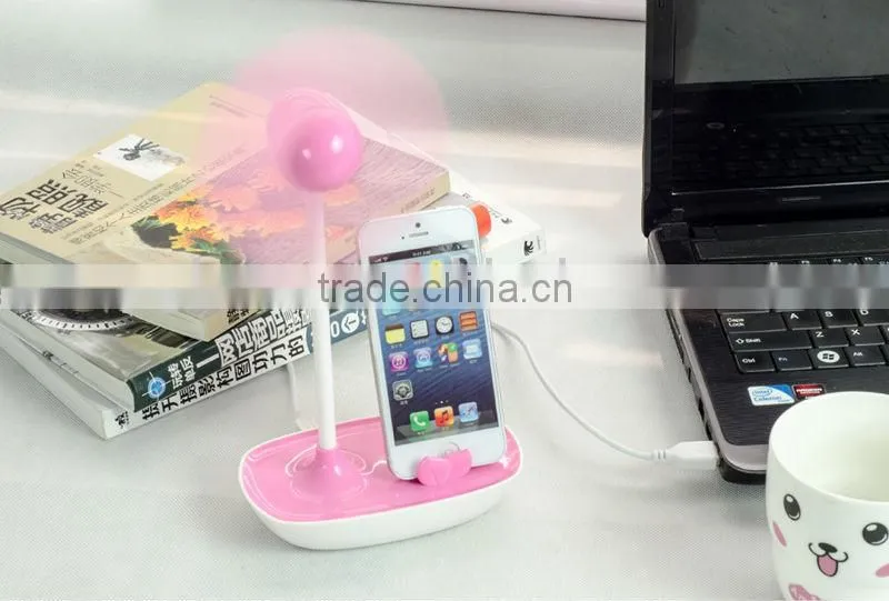 2016 mini fan battery mini plastic fan blade