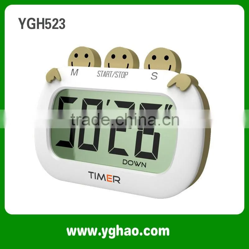 Factory Novetly Gadget Large LCD Digital Cooking Timer with magnet