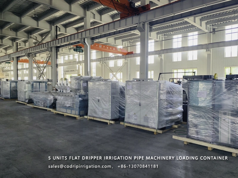 2 pcs Flat Dripper Irrigation Pipe line Export to Turkey