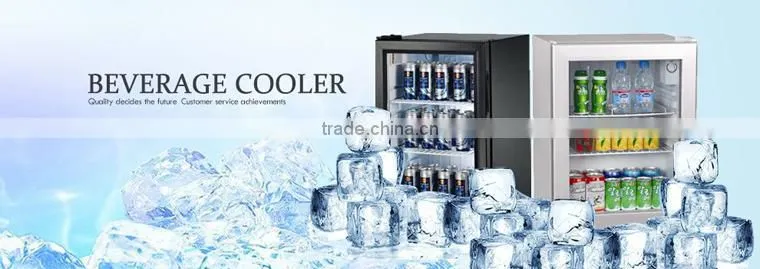 mini cooling showcase, counter top beverage cooler