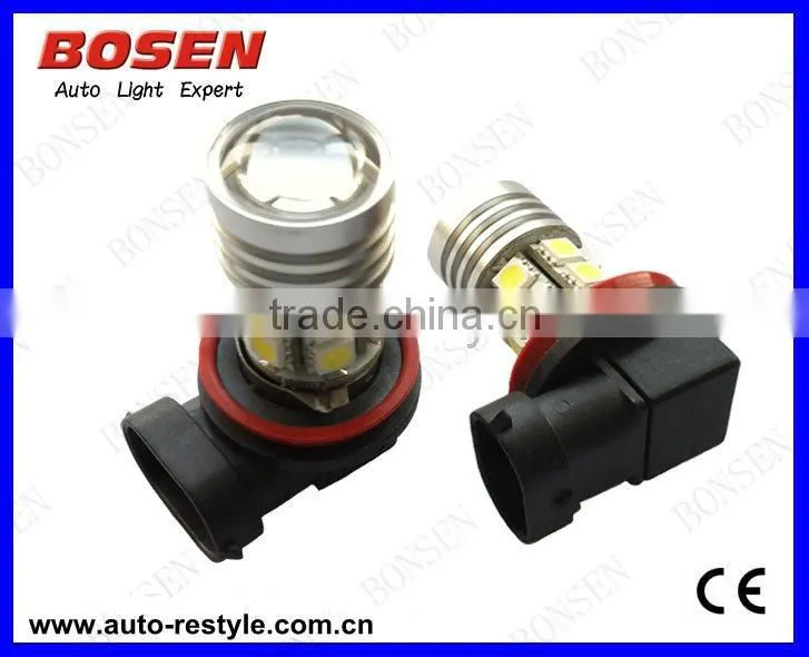7w auto led fog light car bulbs H7,H4 H8 H11 9005,9006 cree Q5 12smd