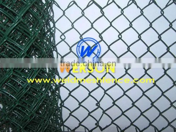 PE Coated Chain Link Fencing