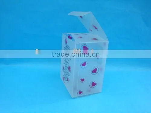 PET box for hair care products packing, red