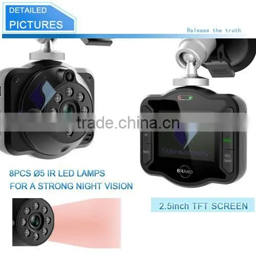 720P IR Night Vision Car DVR