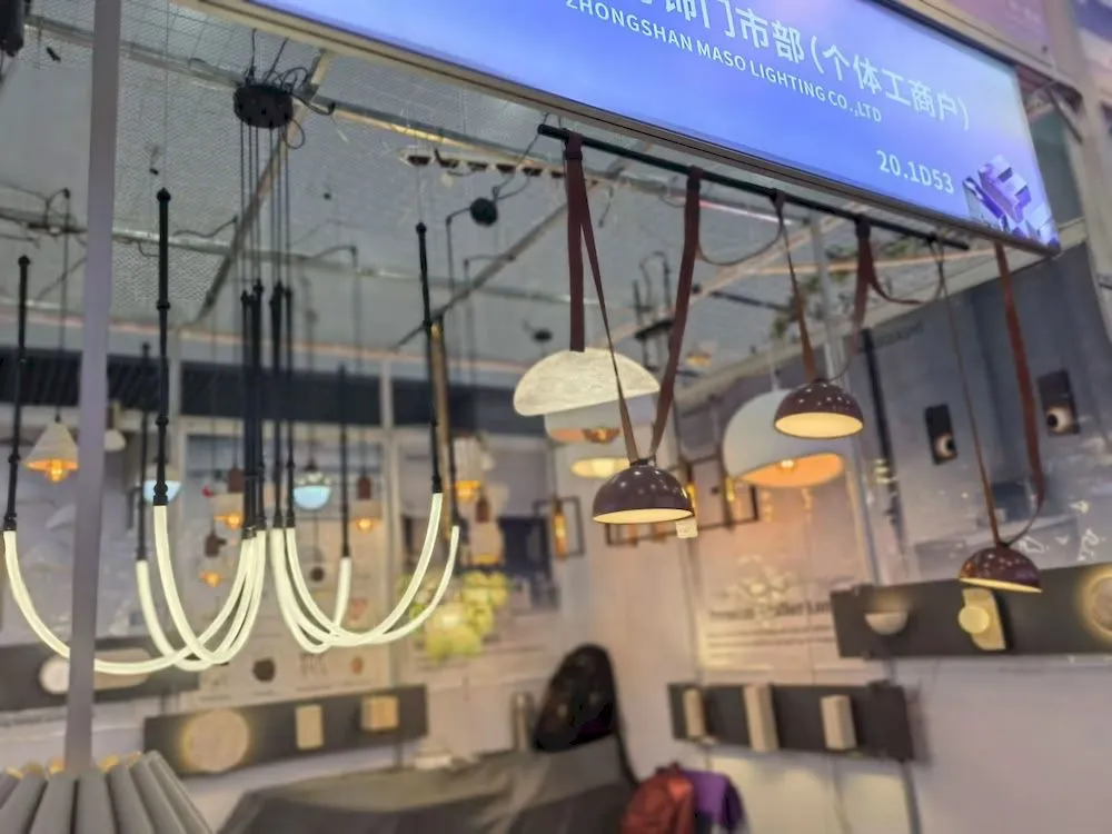 MasoLighting at the 57th CIFF Guangzhou: A Showcase of Material Innovation and Artisan Craftsmanship