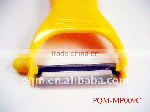 Colorful yellow plastic melon peeler 009C