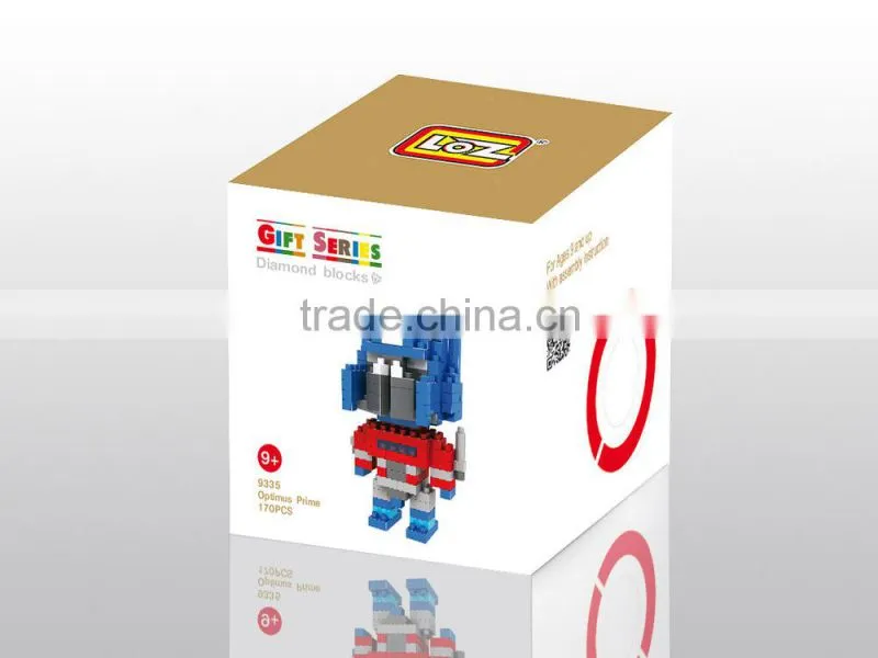 Plastic Optimus Prime building block toys eductional toys diamond blocks