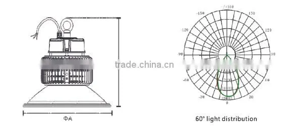 OEM high quality 150w LED high bay light