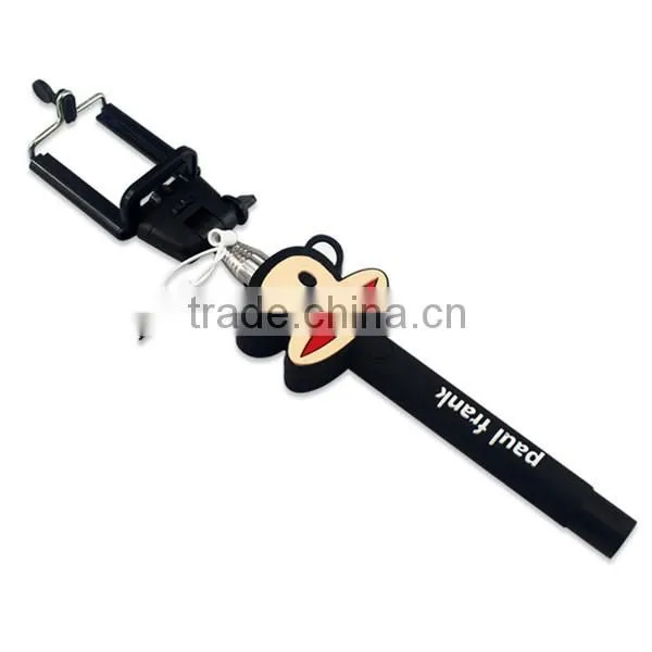 Cartoon selfie stick , selfie stick for mobile phone camera