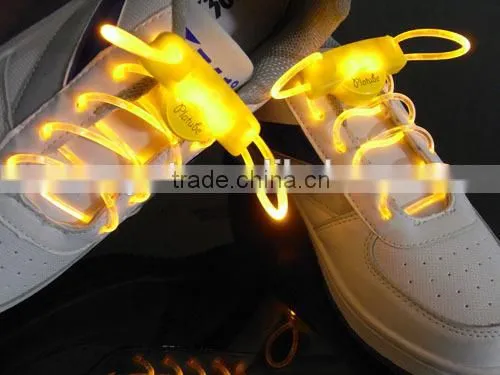 Second generation LED shine shoelaces Flash shoelaces light glow props gift stage props
