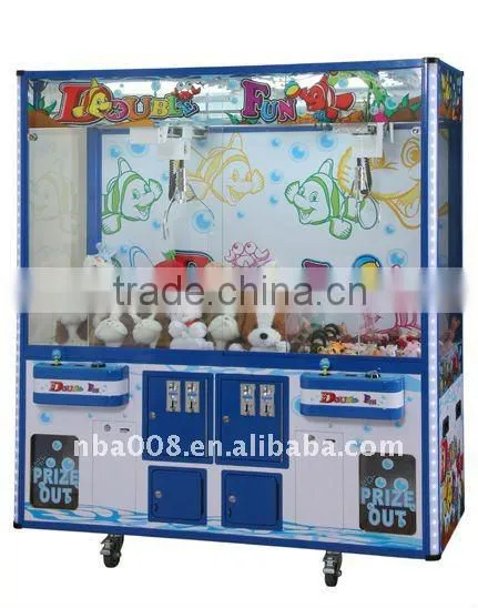 Double Coin Operated Crane Gift Machine