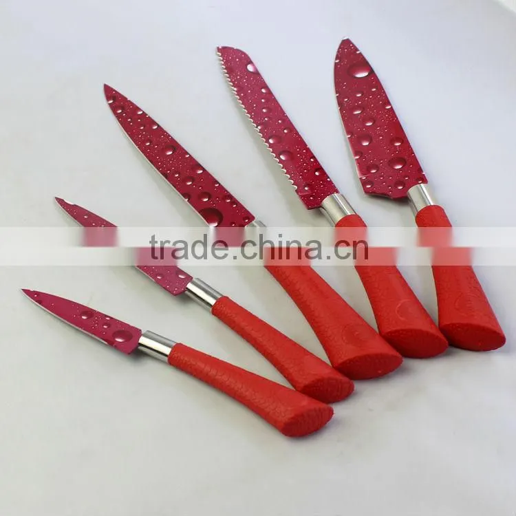 5pcs stainless steel flower printing knife