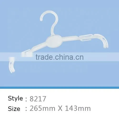 white high quality plastic clothes hanger for g-string panty