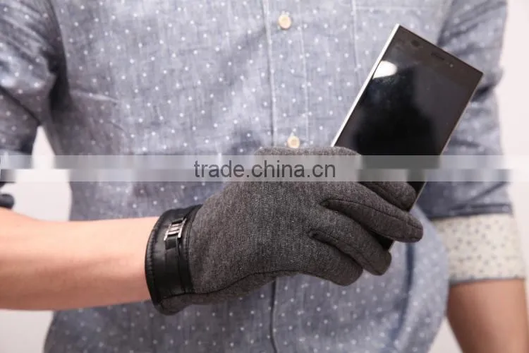 Men's Touch Screen Gloves , Use Device While Keeping Hands Warm ,Full Finger gloves