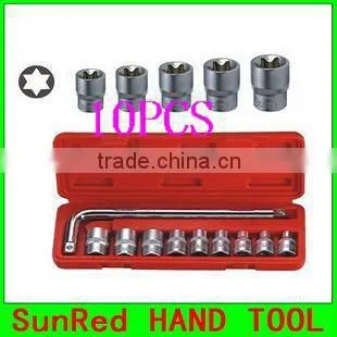 10 pc 3/4'' Dr . standard short impact socket set