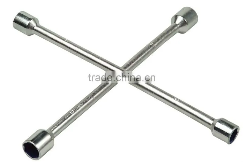 Factory Cross Rim Wrench With Steel Pad