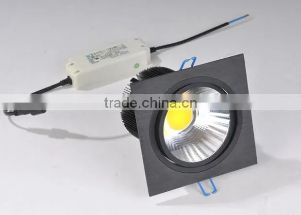6w 9w 10w 15w 20w 30w 40w 50w square led cob downlight