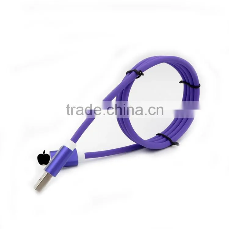 SLT Stripe design cell phone charging cable for iphone 5 5s 6 6s