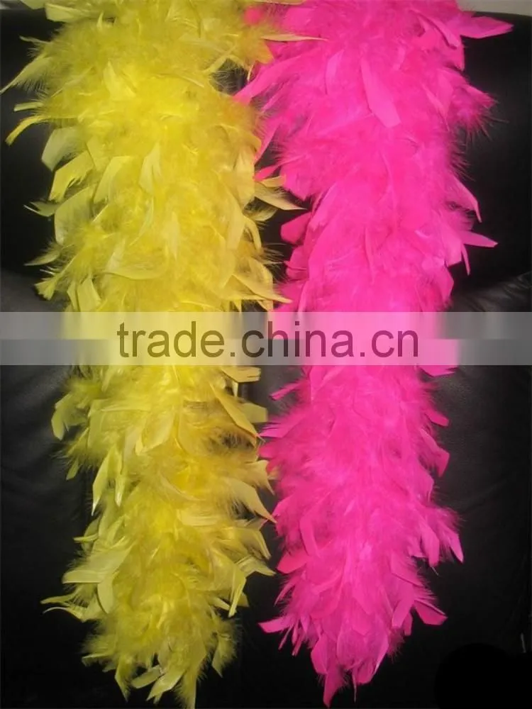 Festival decorating 35-40cm feather trims, feather white boa wholesale