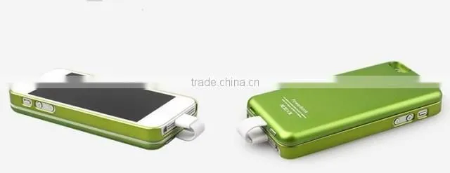 Licensee authorised colorful portable phone power bank for iphone 5s