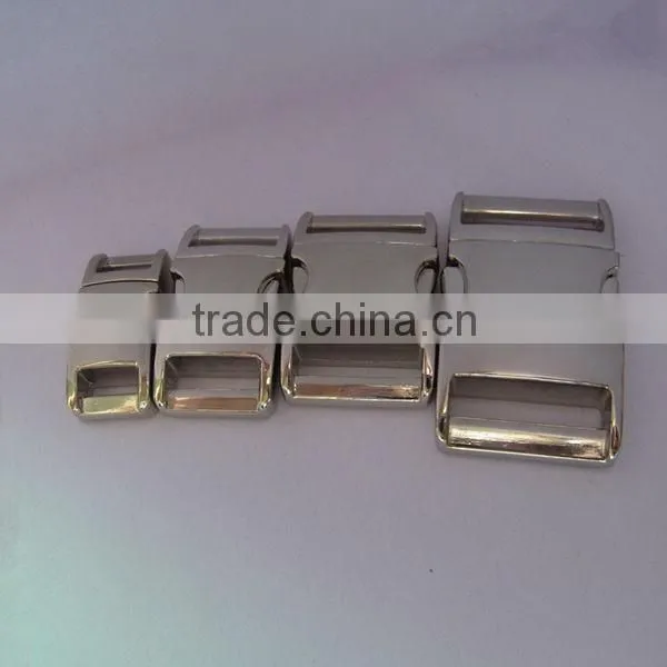3/8' curved metal buckle for paracord bracelet