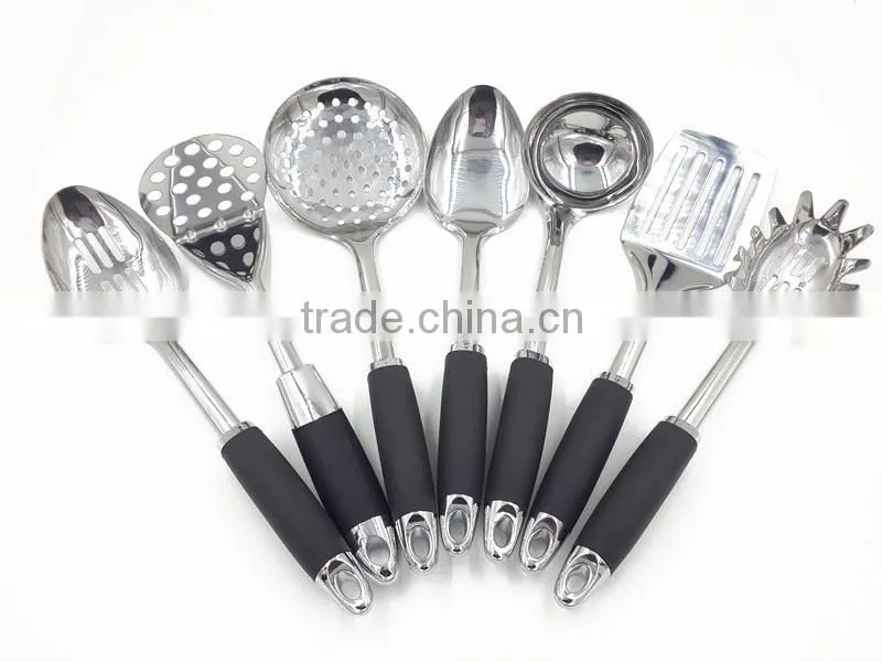 2015 promotion 7pcs metal kitchenware
