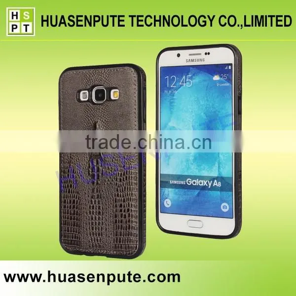 Crocodile Leather TPU Back Shell Case Skin Cover For Samsung Galaxy A8