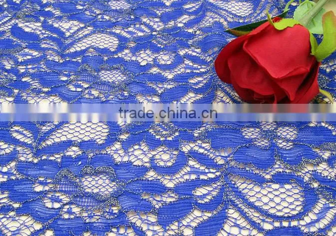 Alibaba most popular wholesale french lace fabric 2016 for wedding embroidered french tulle lace fabric