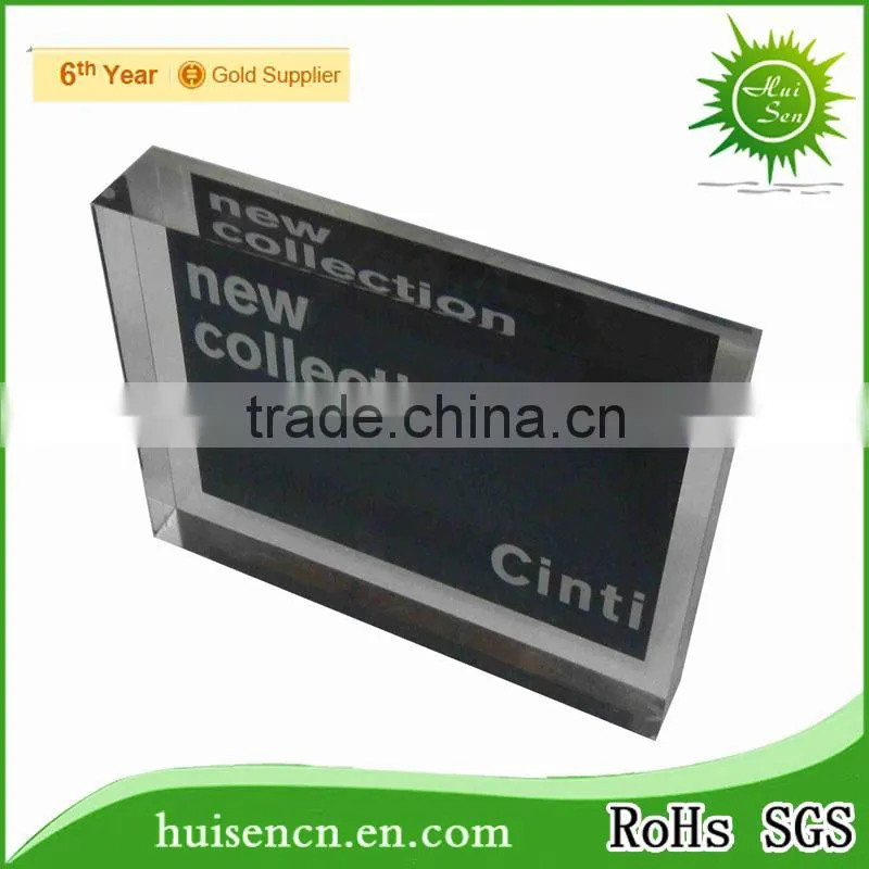 20mm/25mm/30mm thickness clear acrylic block