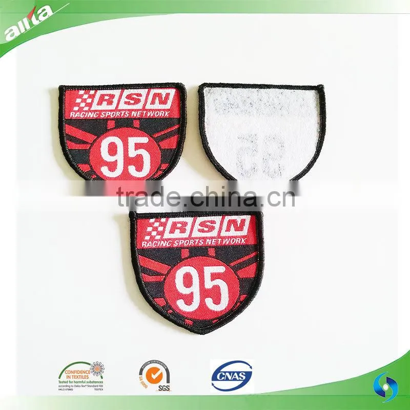 China Factory Custom Iron-on Woven Patch