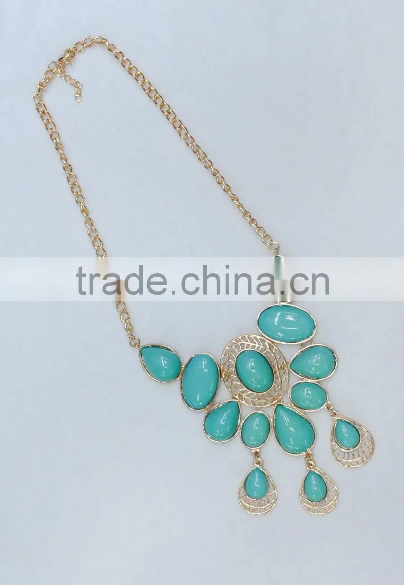 Hot Styles Alloy Casting and Stones Necklace For The Year Of 2014