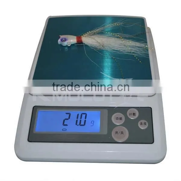 wholesale bass fishing lure bucktail jig fly fishing bait