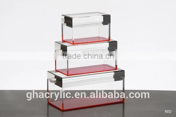 China factory supplier Clear Acrylic Box, High quality Clear acrylic box