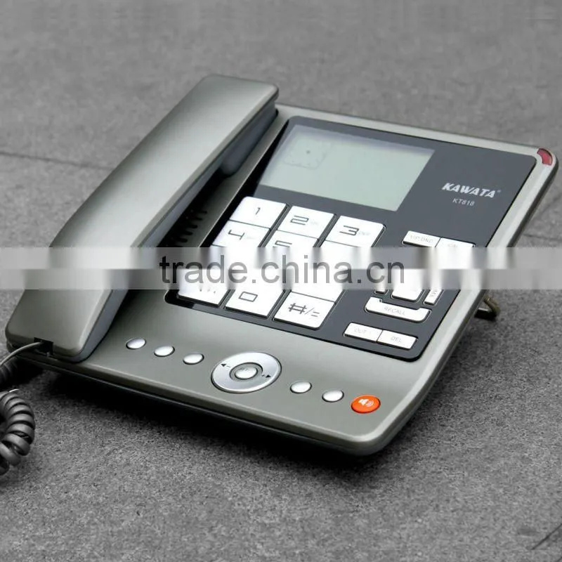 Factory direct lcd backlight auto redial desktop wired telephone