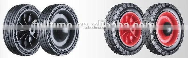 ROHS/PAHS Standard,Rubber Wheel, Solid rubber wheel, Semi-Pneumatic wheel