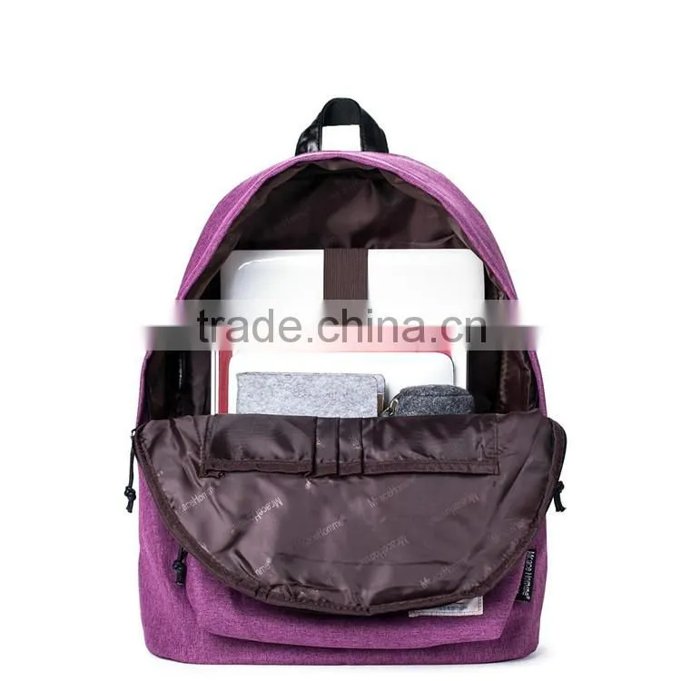 backpacks for girls popular purple european and american style canvas traveling and leisure women school backpack