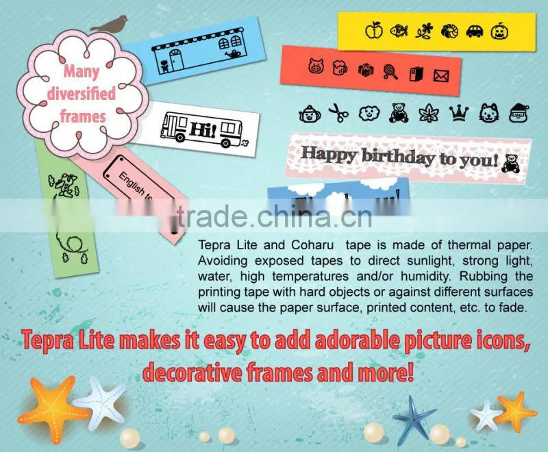 Tepra Lite LR5E, Make labels easily at anytime
