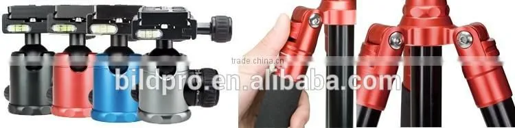 BILDPRO Photo Accessories Camera Tripod Carbon Fiber Tube Photography Video Camera Stand