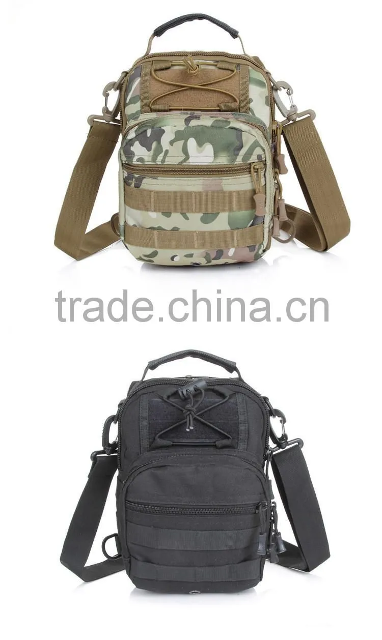 Outdoor leisure sport camouflage molle tactical military tool bag