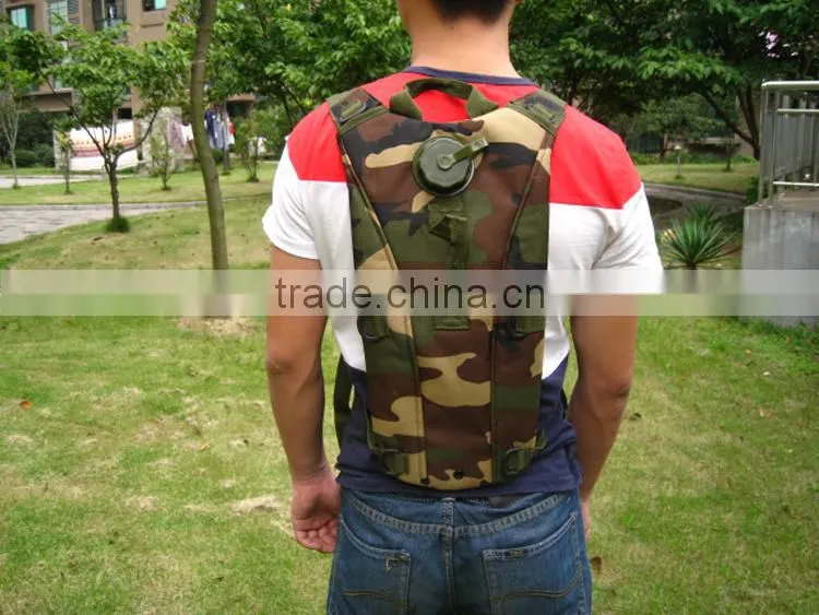 Outdoor camouflage hump tactical military water backpack