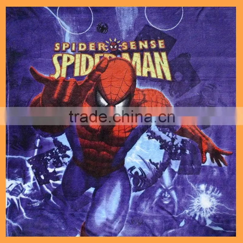 Spider-man Printed Baby Blanket Made In China