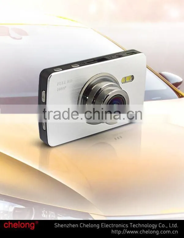 New Shelves Thinnest 2.7inch Touchscreen 170deg angle SOS G-sensor 1080p night vision car camera hd dvr