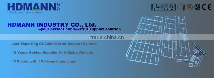 indoor cable tray electro galvanized wire mesh stainless steel trays