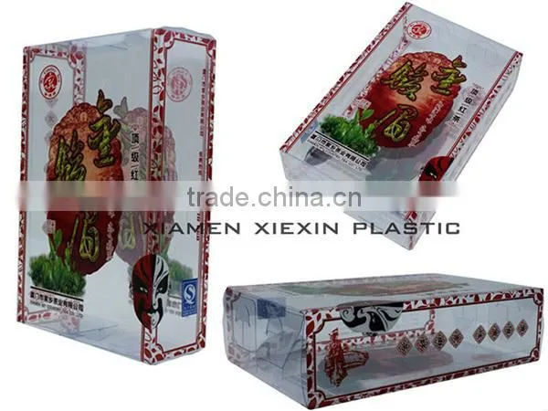 custom acetate boxes clear packaging boxes