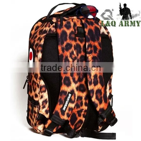 Leopard Backpack Sublimation Backpack Laptop Backpack